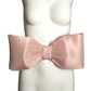 PIERRE CARDIN HERITAGE (HAUTE COUTURE)- 2008 Pink Taffeta Bow Belt, W-32"