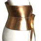 PIERRE CARDIN HERITAGE (HAUTE COUTURE)- 1993 Copper Leather Waist Cincher, W-24"