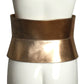 PIERRE CARDIN HERITAGE (HAUTE COUTURE)- 1993 Copper Leather Waist Cincher, W-24"