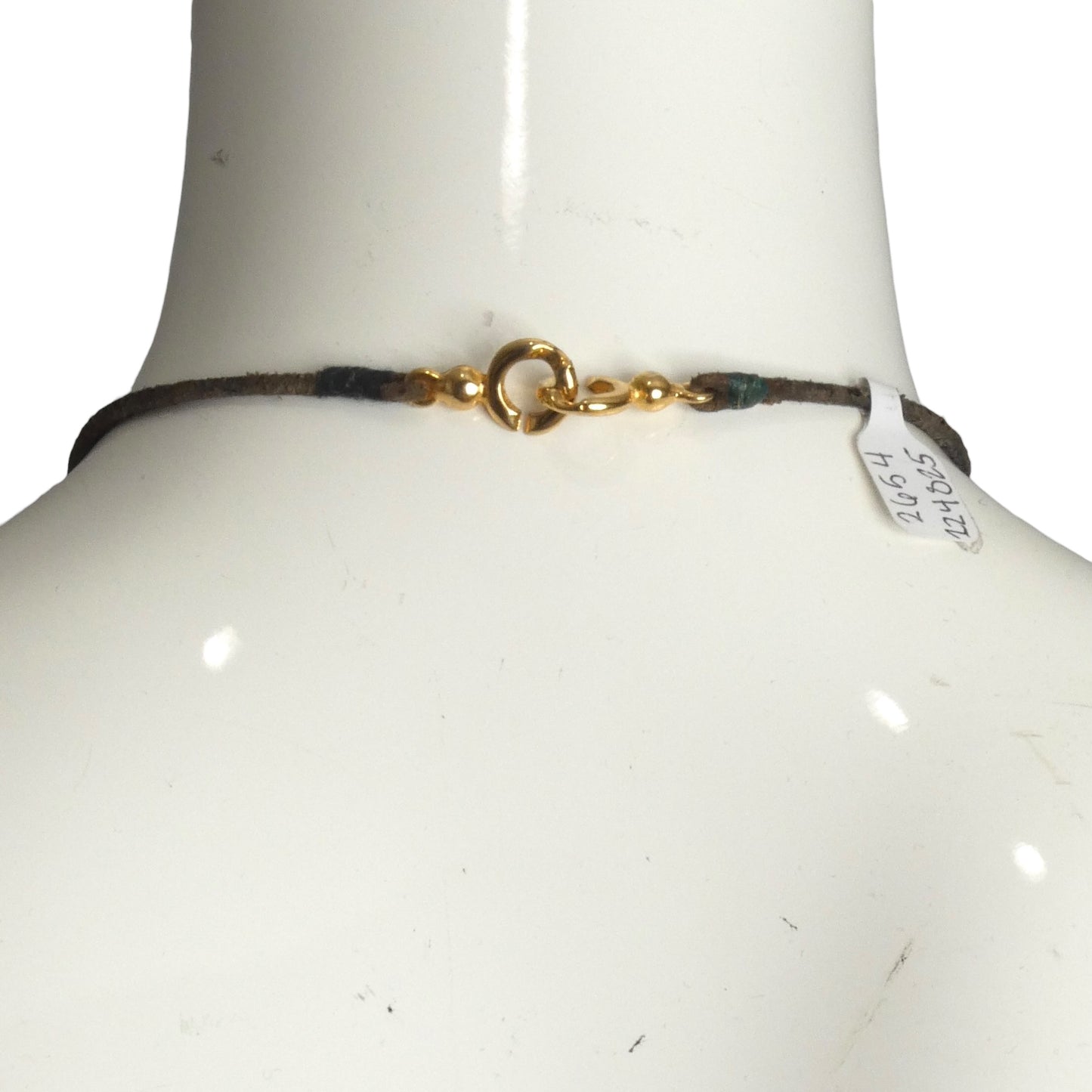 PIERRE CARDIN-1993 Gold Metallic Medallion Necklace