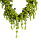 PIERRE CARDIN-Green Glass Bead Necklace