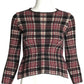 ALEXANDER MCQUEEN- Wool Plaid Sweater Top, Size 4