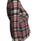 ALEXANDER MCQUEEN- Wool Plaid Sweater Top, Size 4