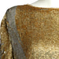 PIERRE CARDIN HAUTE COUTURE-1991 Gold & Silver Sequin Cocktail Dress, Size 4