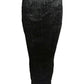 CHARLES & PATRICIA LESTER- 1980s Black Plisse Skirt, Size 10