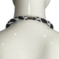 PIERRE CARDIN-1997 Metal Jaguar & Rubber Choker