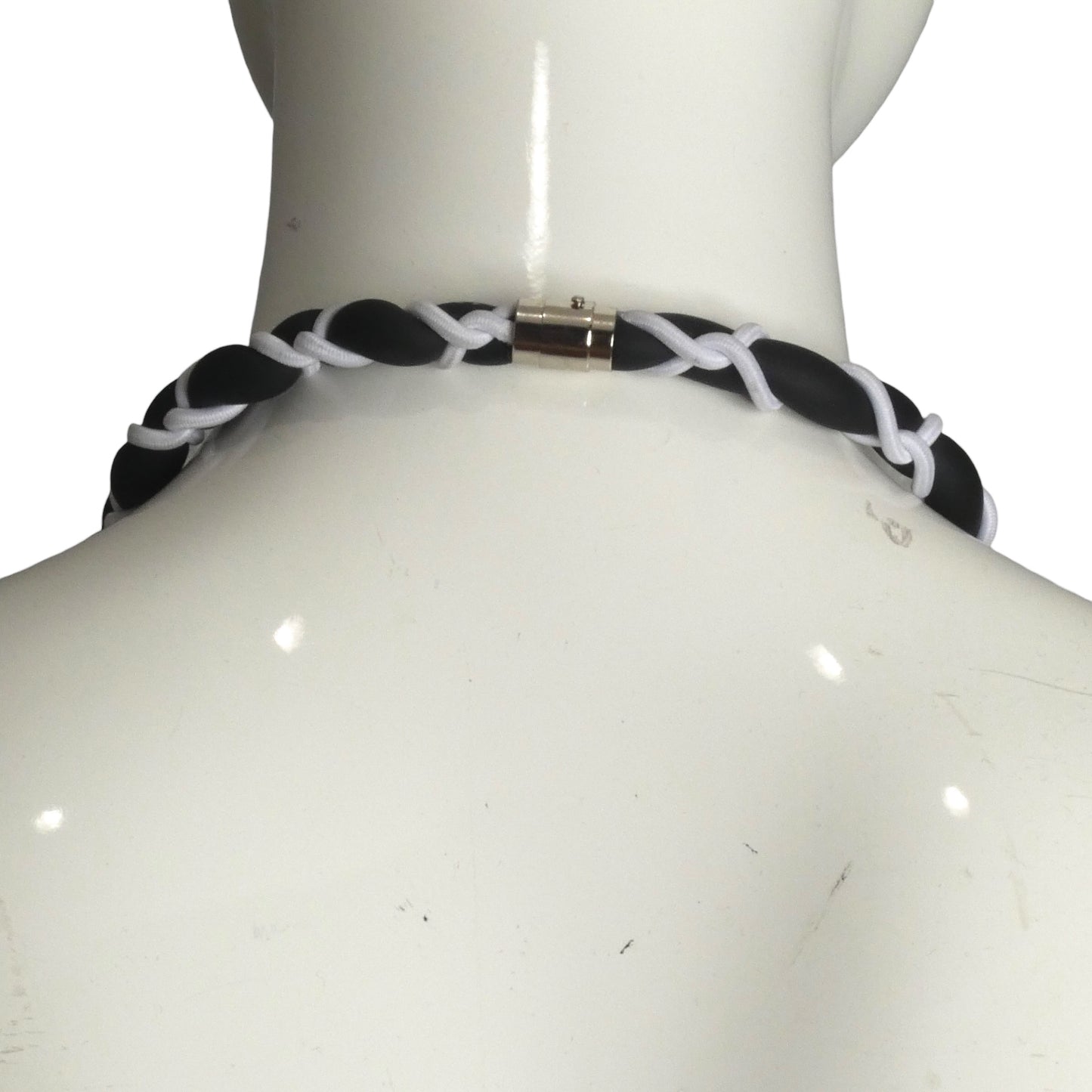 PIERRE CARDIN-1997 Metal Jaguar & Rubber Choker