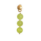 PIERRE CARDIN HERITAGE - 1995 Green Frosted Bead Single Earring