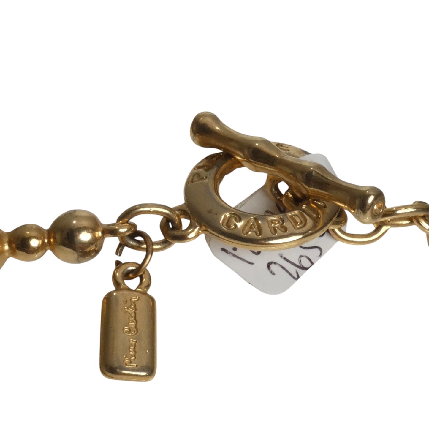 PIERRE CARDIN-2000 Gold & Silver Metal Medallion Necklace