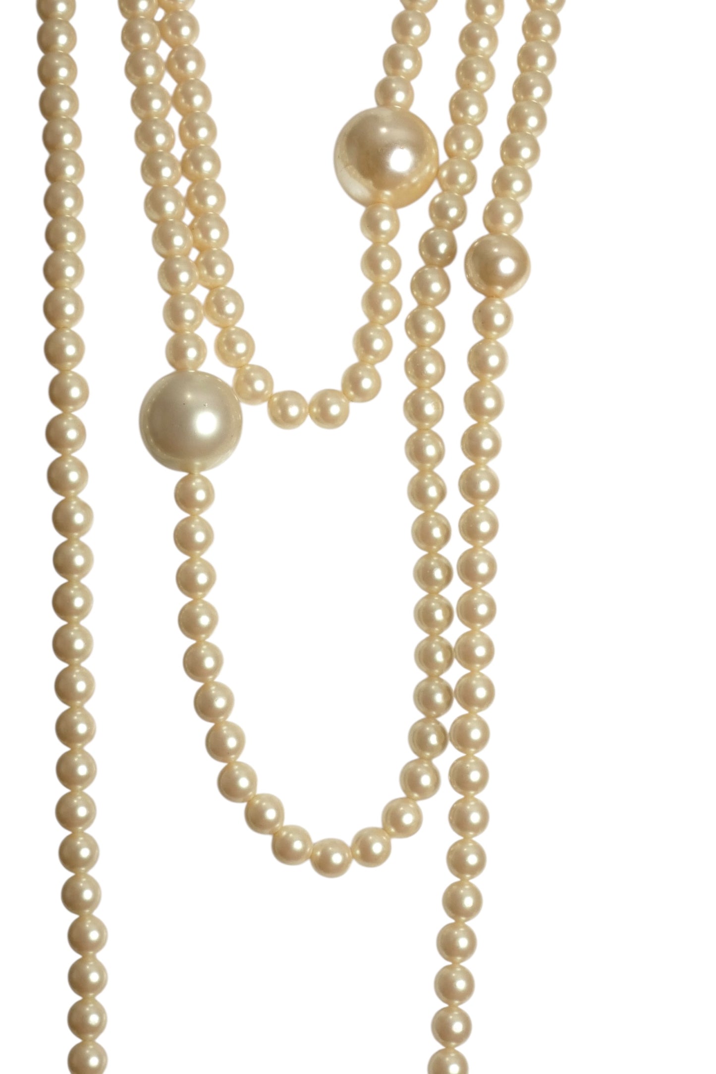 PIERRE CARDIN-2006 Triple Strand Pearl Necklace