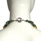 PIERRE CARDIN-1995 Multi Color Ceramic Bead Necklace