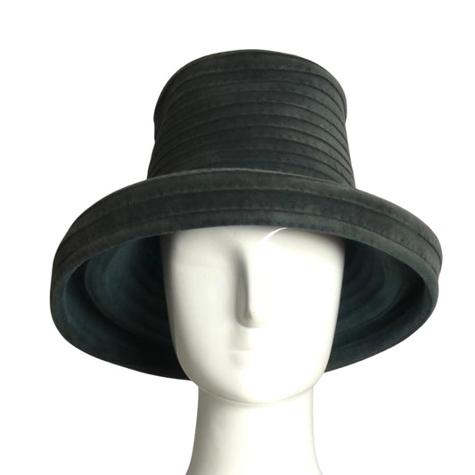 PIERRE CARDIN HERITAGE- 1986 Teal Wool Felt Hat