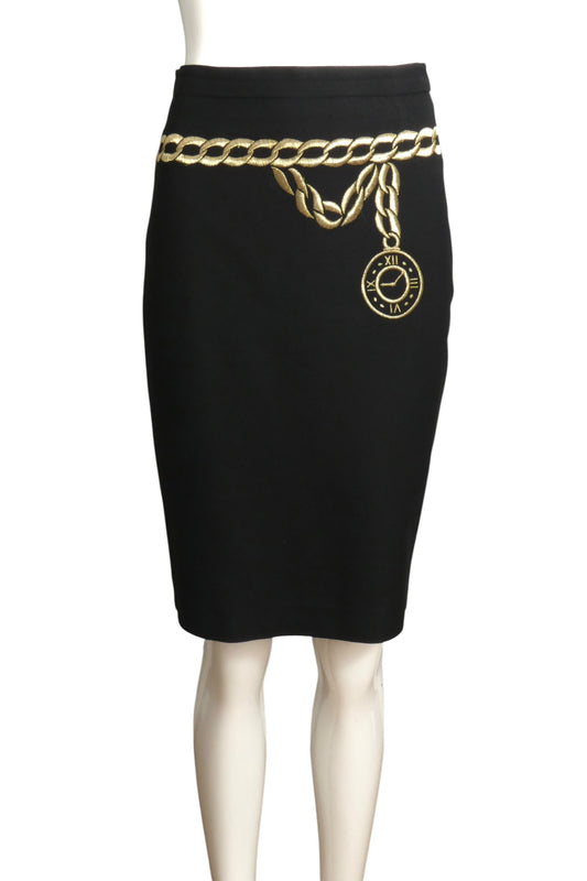 1990s Embroidered Skirt, Size 4