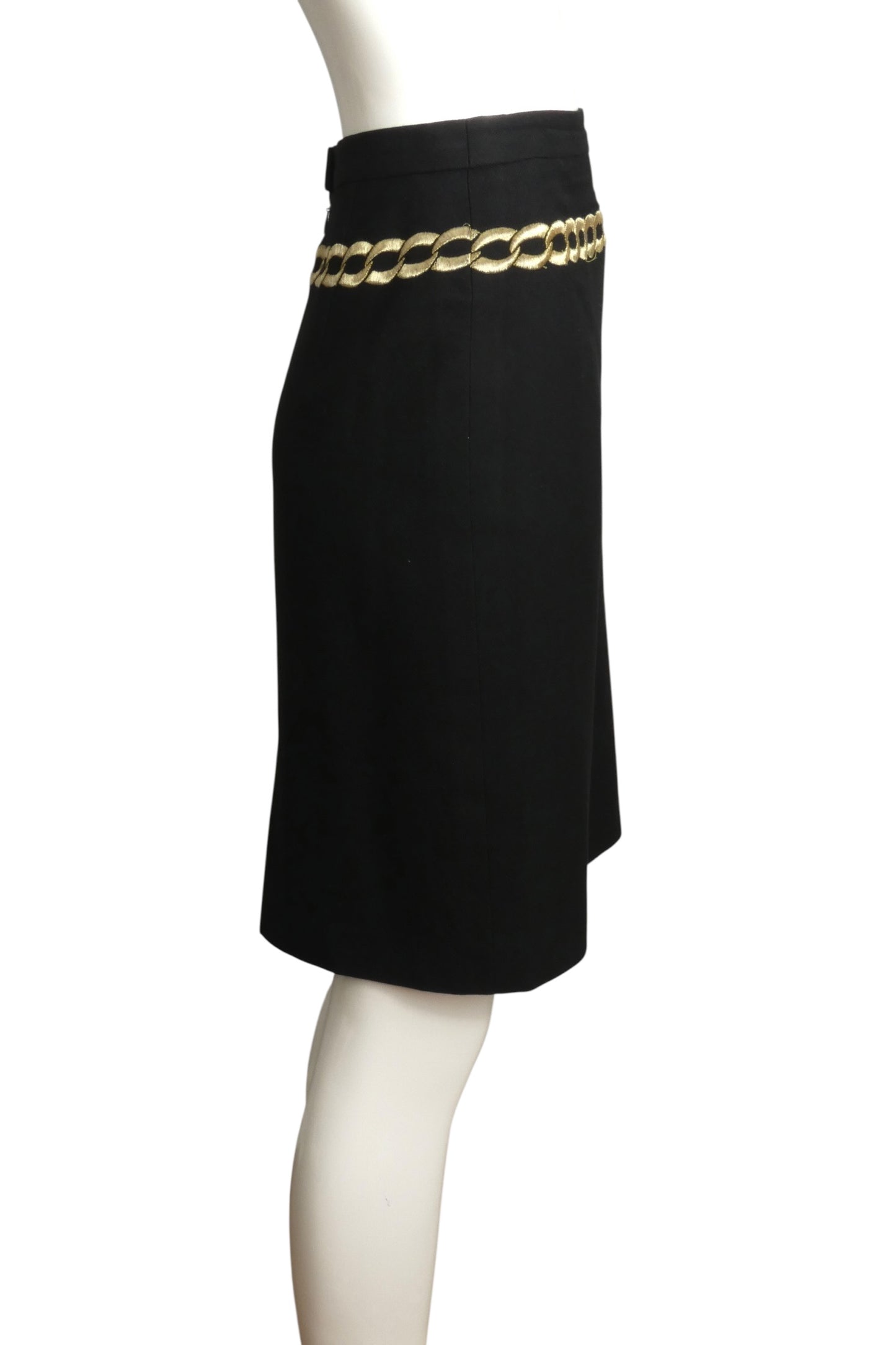 1990s Embroidered Skirt, Size 4