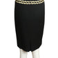 1990s Embroidered Skirt, Size 4