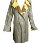 FENDI- 1999 Reversible Calfskin Rhinestone Coat, Size 10