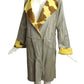 FENDI- 1999 Reversible Calfskin Rhinestone Coat, Size 10
