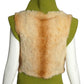 1990s Knit & Fur Turtleneck Vest, Size 6