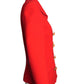 VALENTINO- 1980s Red Knit Blazer, Size 4