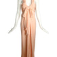 JACQUELINE DE RIBES- 1985 Pink Silk Knit Halter Gown, Size 6