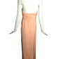 JACQUELINE DE RIBES- 1985 Pink Silk Knit Halter Gown, Size 6