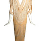 ZANDRA RHODES- 1980s Beaded Silk Dress, Size 8