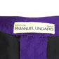 EMANUEL UNGARO HAUTE COUTURE- 1985 Silk Jacquard Drop Waist Dress, Size 6