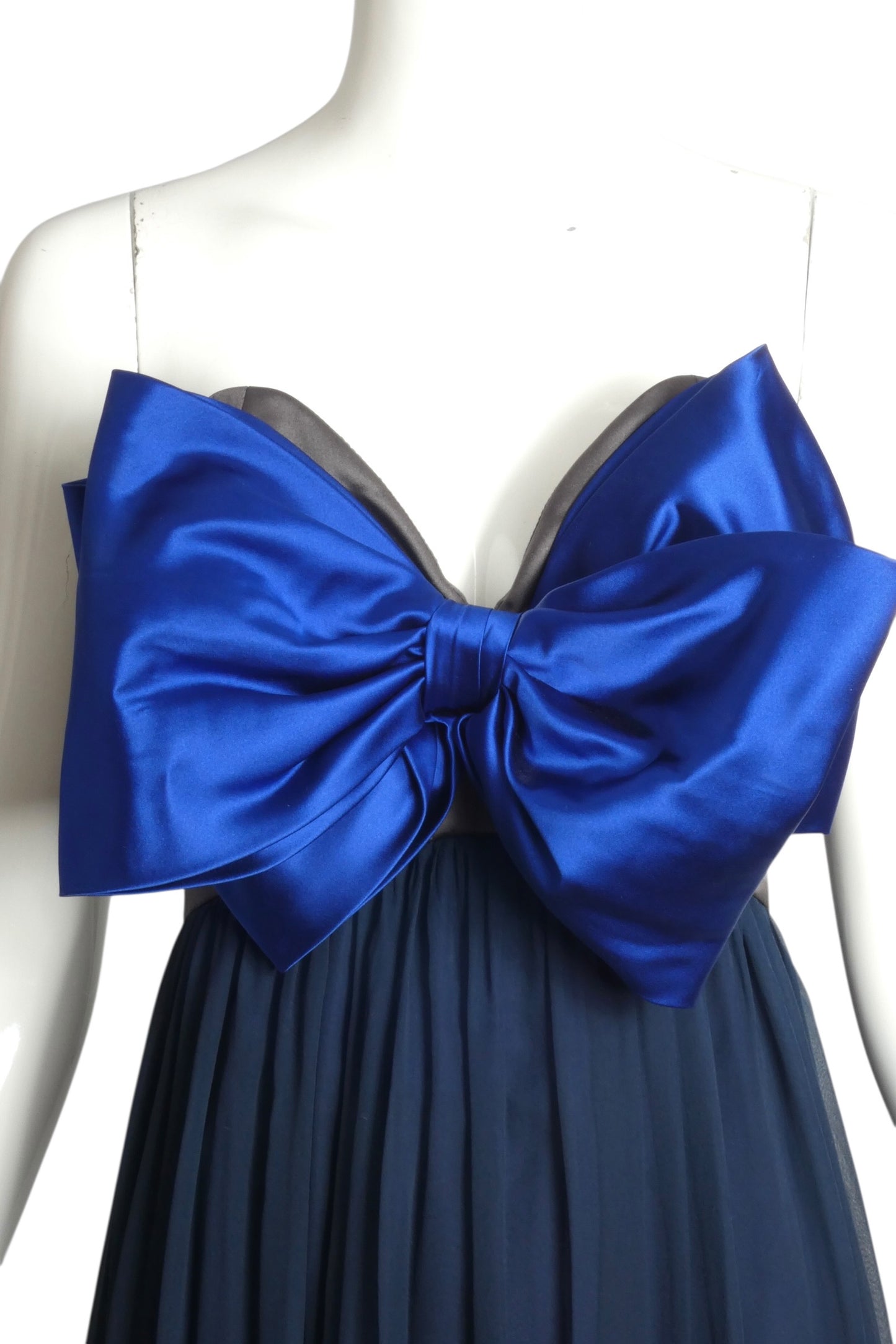 1980s Silk Chiffon Evening Gown, Size-6