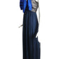 1980s Silk Chiffon Evening Gown, Size-6