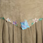 GOSAMMER WINGS- 1980s 3pc Beaded Suede Skirt Ensemble, Size 6