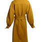 2022 NWT Mustard Wool Overcoat, Size 12