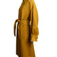 2022 NWT Mustard Wool Overcoat, Size 12