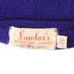 1960s Purple Cheerleaders Wool Sweater, Size 8