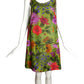 KEN SCOTT- 1960s Floral Print Silk Dress, Size 2