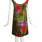 KEN SCOTT- 1960s Floral Print Silk Dress, Size 2