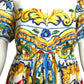 2020s Printed Cotton Poplin Summer Dress, Size 12