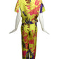 2000s Silk Organza Print Pant Suit, Size 12