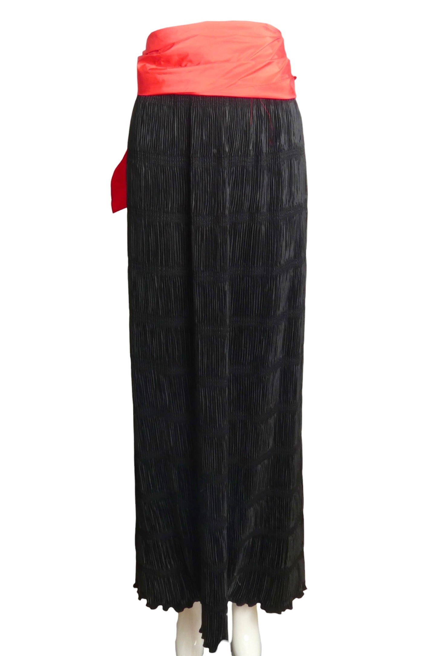 1980s Plisse Maxi Skirt, Size 8