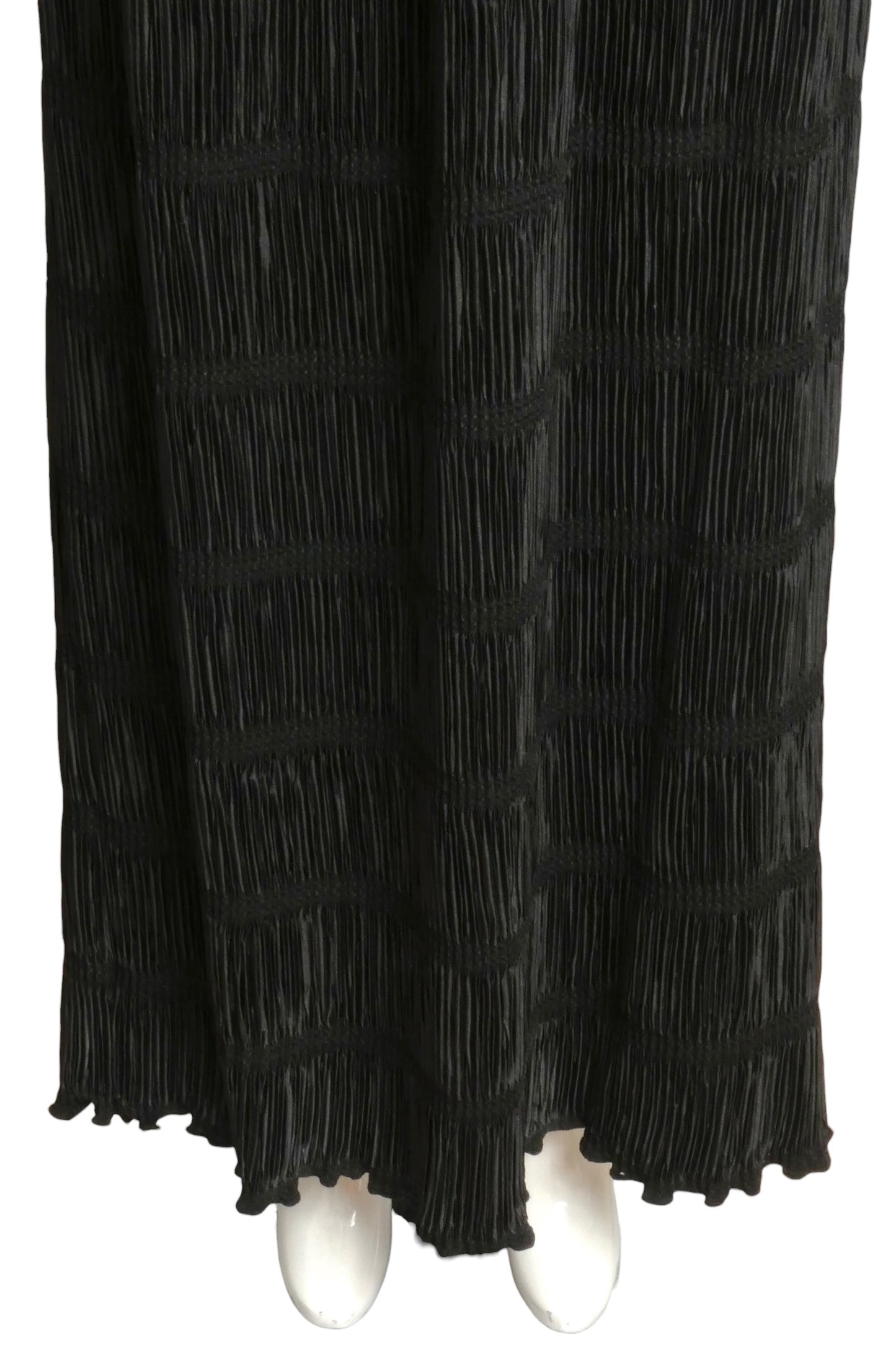 1980s Plisse Maxi Skirt, Size 8