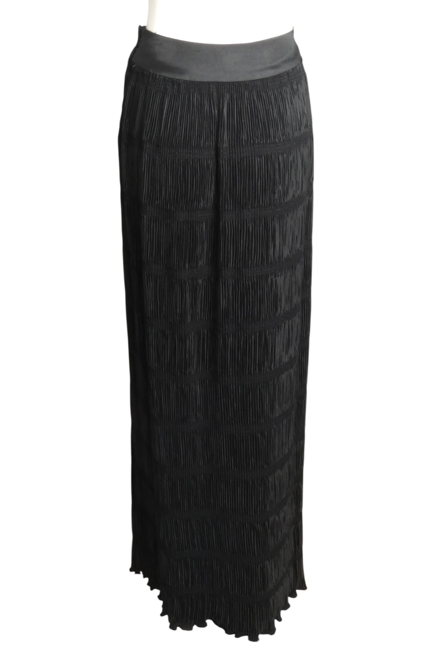 1980s Plisse Maxi Skirt, Size 8