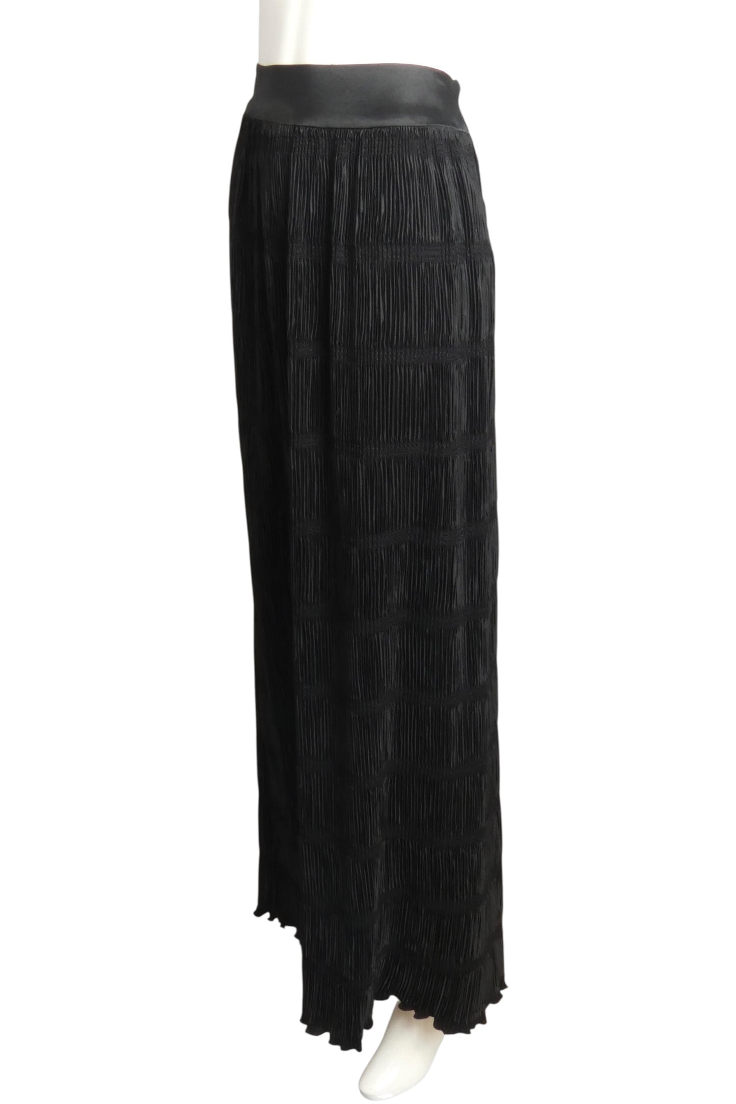 1980s Plisse Maxi Skirt, Size 8