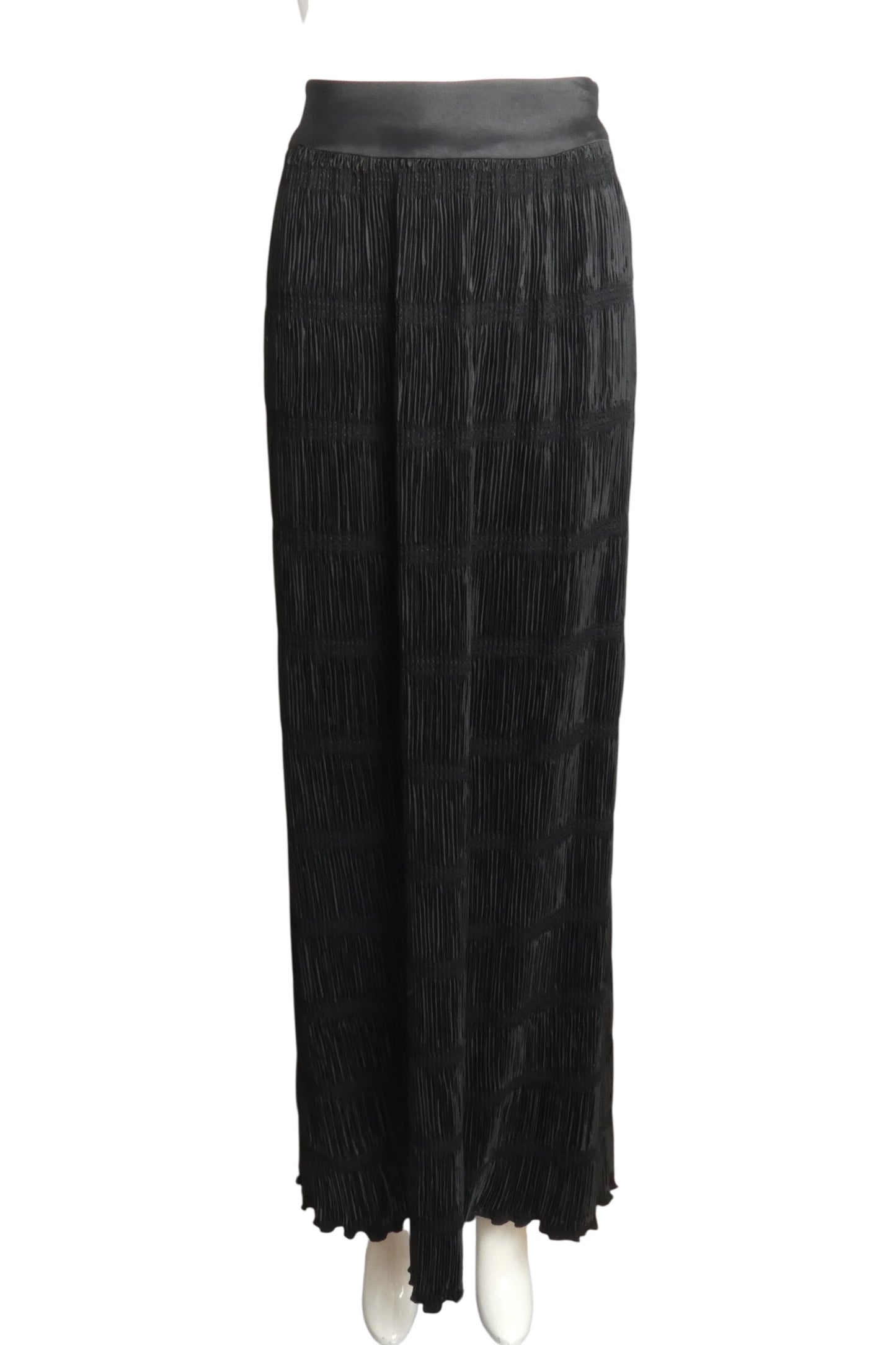 1980s Plisse Maxi Skirt, Size 8