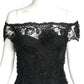 CHANEL- F/W 1995 Black Lace Bustier Top, Size 2