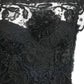 CHANEL- F/W 1995 Black Lace Bustier Top, Size 2