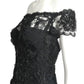 CHANEL- F/W 1995 Black Lace Bustier Top, Size 2