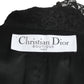 CHRISTIAN DIOR- Black Wool & Crepe Skirt Suit, Size 2P