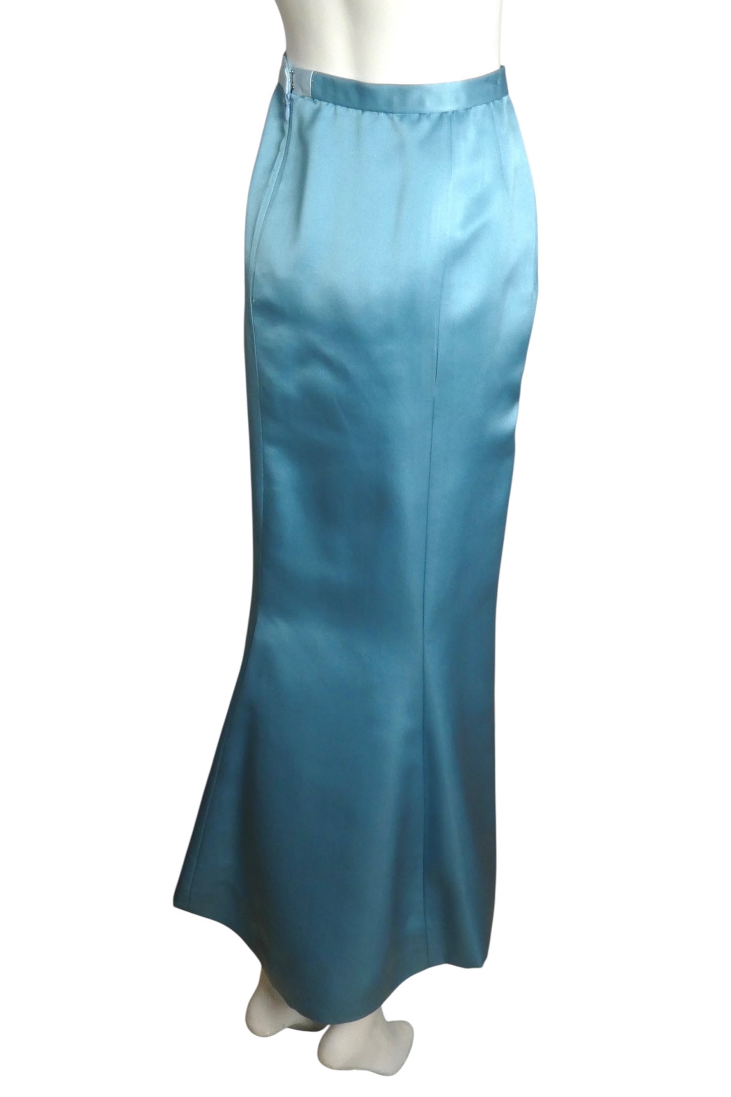 OSCAR DE LA RENTA- Beaded Silk & Fur Evening Suit, Size 4P