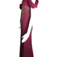 CAROLINA HERRERA- 2010 Beaded Crepe Evening Gown, Size 4P