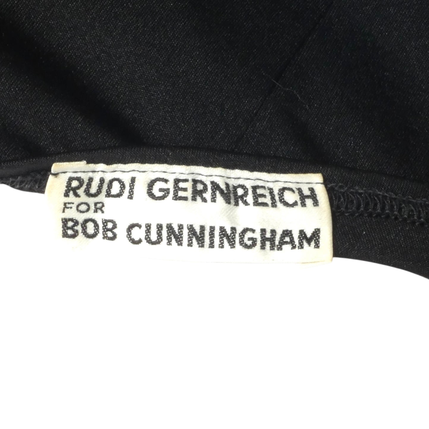 RUDI GERNREICH- 1975 Accented Black Jersey Evening Gown, Size 6