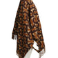 BURBERY- NWT 2019 Printed Wool & Cashmere Poncho, One Size
